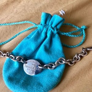 Please Return To Tiffany & Co. Oval Tag Bracelet
